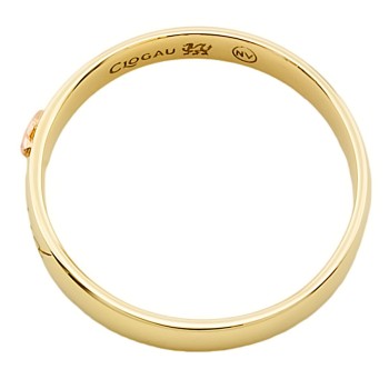 9ct Gold Clogau Band Ring Size P